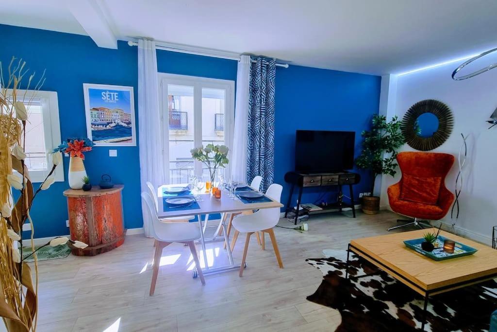 דירות Sète Le Clavel Superbe Deco, Centre Historique, Climatise, Parking A Proximite מראה חיצוני תמונה