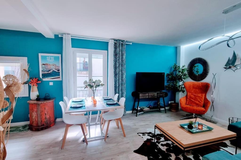 דירות Sète Le Clavel Superbe Deco, Centre Historique, Climatise, Parking A Proximite מראה חיצוני תמונה