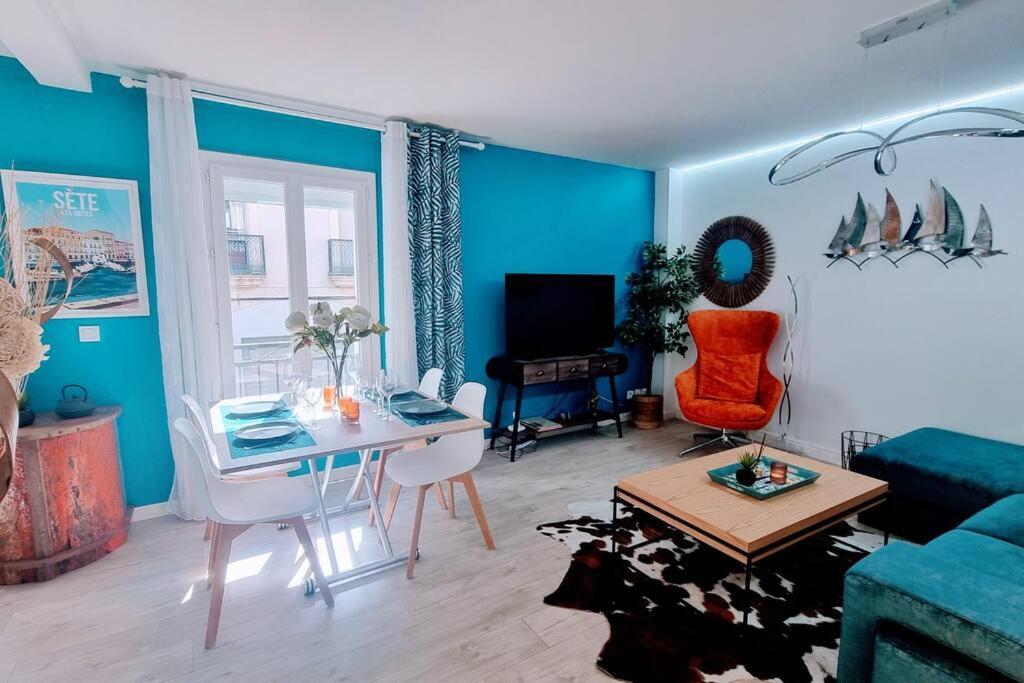 דירות Sète Le Clavel Superbe Deco, Centre Historique, Climatise, Parking A Proximite מראה חיצוני תמונה